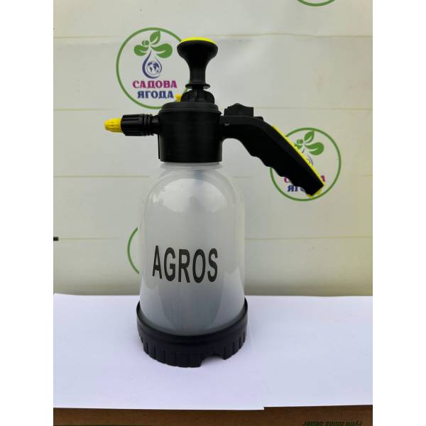 Обприскувач ручний AGROS прозорий 2 л