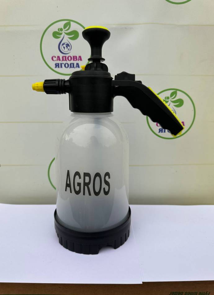Обприскувач ручний AGROS прозорий 2 л